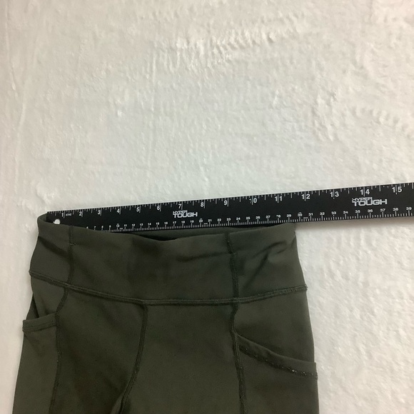 Lululemon Tight Stuff Tight II *25" Leggings Dark Olive Green Size 4 - Picture 9 of 12